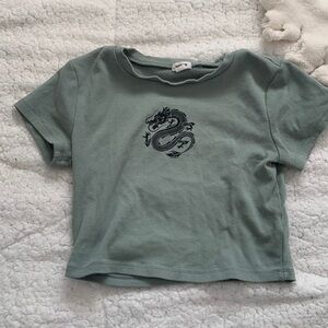 This is a garage cropped top selling for 10$